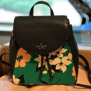 Kate Spade Leila Lily Blooms Flora Backpack.